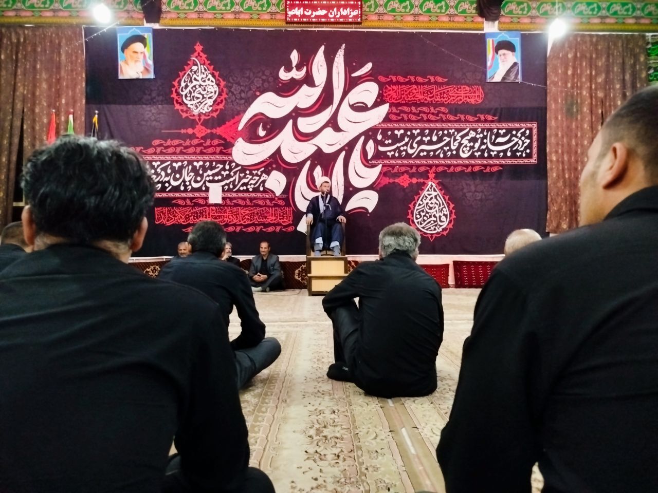 شور حسینی در هیئت شاهزاده قاسم ابن الحسن روستای فدافن