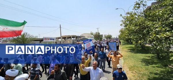 راهپیمایی خشم و نصر در سراسر استان کرمان
