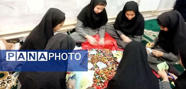 جشن ولادت امام زمان(عج) دردبیرستان حاج مهدی روحانی خلیل آباد