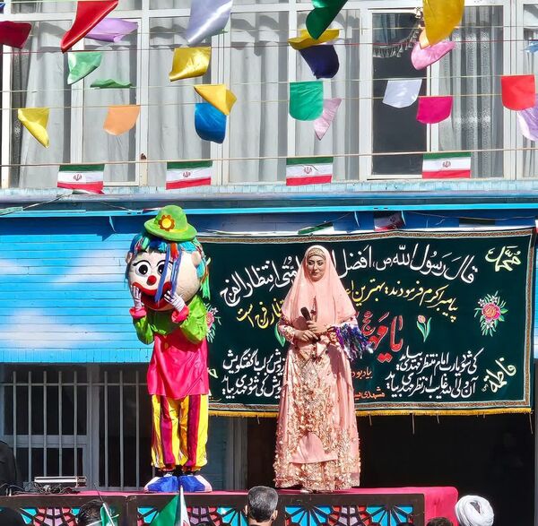 جشن نیمه شعبان در آموزشگاه شهید رسول نم‌نبات ناحیه۴ اصفهان