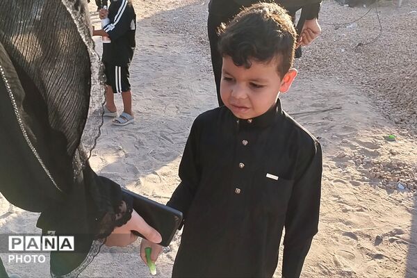 شکوه میزبانی کودکان در مسیر مشایه