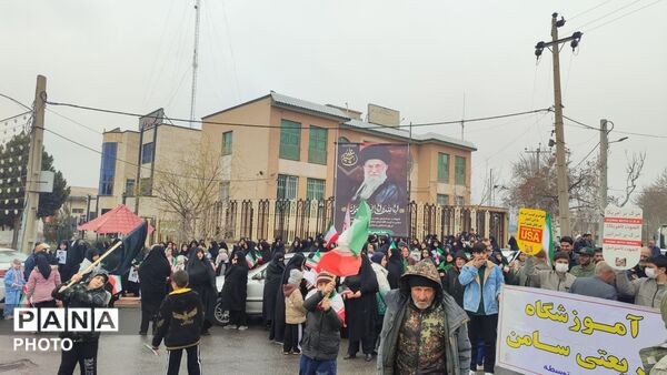 حضور گسترده مردم ولایتمدار سامن در راهپیمایی روز جهانی قدس