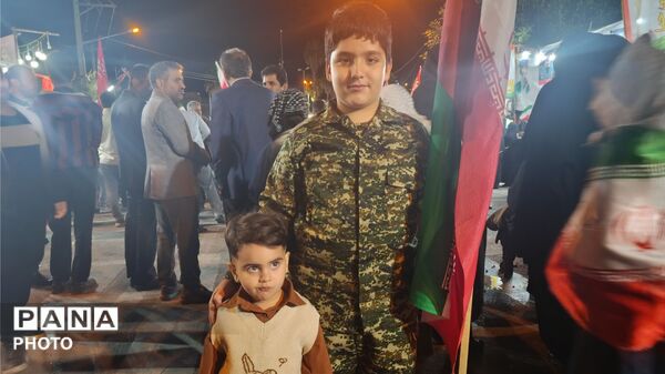 تجمع مردمی در پلدختر برای حمایت از ایران