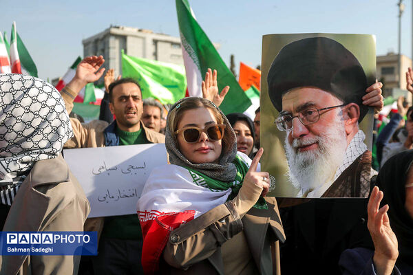 راهپیمایی محکومیت اقدامات تروریستی آمریکا و رژیم صهیونیستی علیه ملت ایران - 3