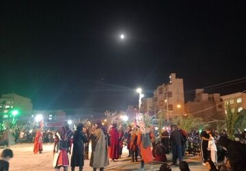 مراسم شام غریبان درناحیه 6 مشهد