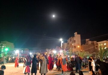 مراسم شام غریبان درناحیه 6 مشهد