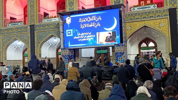  احیای شب بیست‌وسوم با حضور گسترده زائران