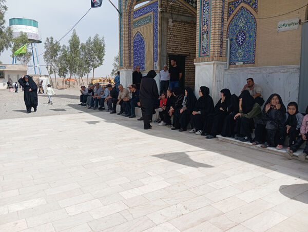 دسته عزاداری شهر جعفریه قم در سالروز شهادت امام جعفر صادق(ع)