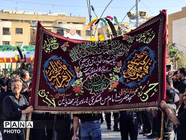 گلستان شهدا میزبان کاروان تاسوعای حسینی شد