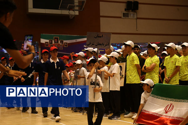 مشعل مسابقات کشوری ورزش دانش‌آموزی در تبریز روشن شد