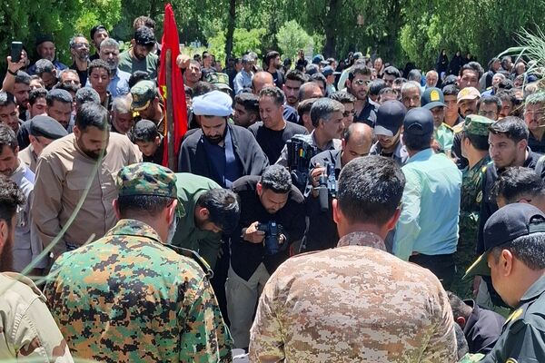 مراسم وداع با شهید امیرحسین مزینی در فریمان