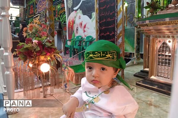 ندای «یا علی‌اصغر (ع)» از شیرخوارگان حسینی در زرقان