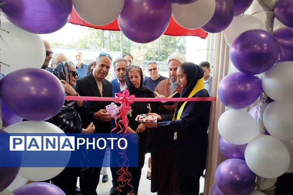 آیین افتتاح آموزشگاه ۱۲ کلاسه زنده یاد بانو رعدی