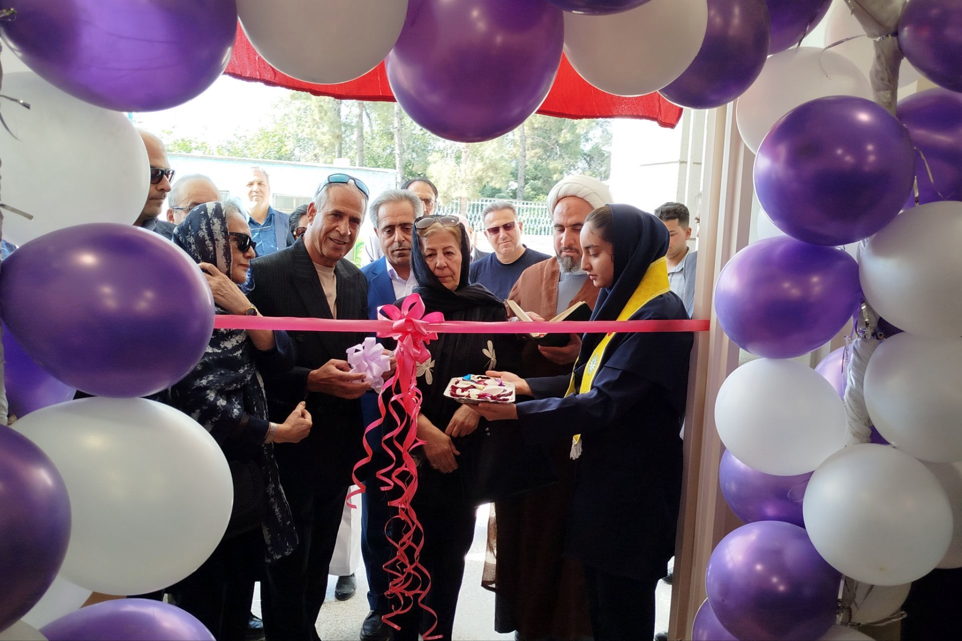 آیین افتتاح آموزشگاه ۱۲ کلاسه زنده یاد بانو رعدی