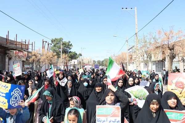 راهپیمایی روز قدس در شهرستان رشتخوار