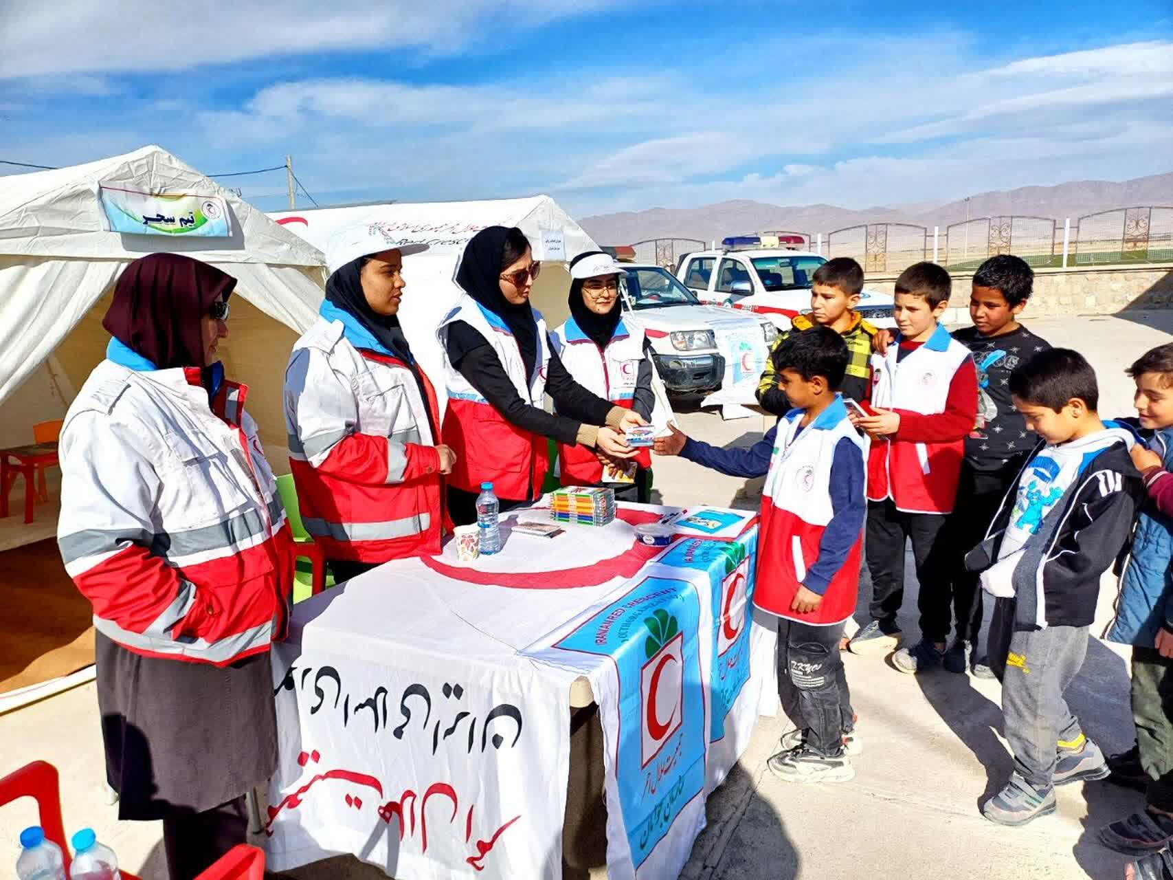 حضور تیم سحر هلال‌احمر شیروان در مانور اضطراری شهرستان فاروج