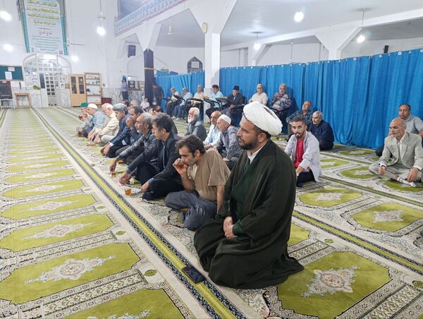 مراسم بزرگداشت شهدای دولت در مسجد جامع آشخانه