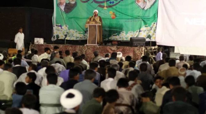 جشن وحدت در شهرستان قلعه‌گنج