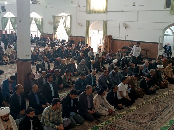 پایان یک ماه بندگی خداوند و نماز عید فطر در گناباد