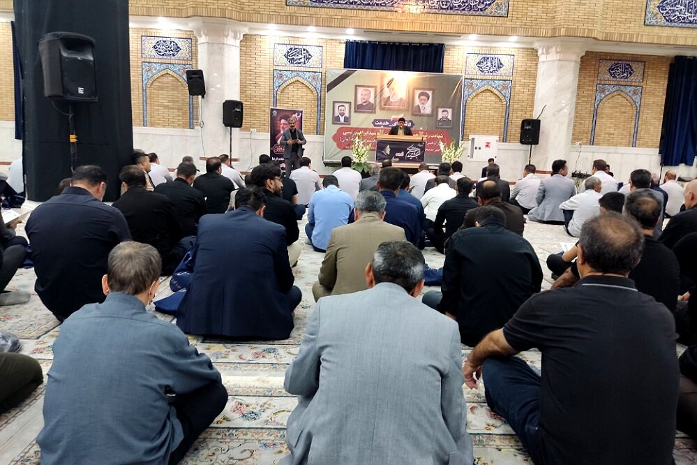مراسم یادبود شهادت رئیس‌جمهور محبوب ایران و همراهانش در مصلی باقرشهر 