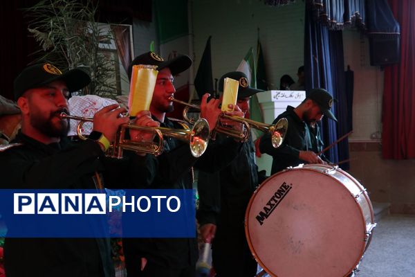 مراسم یادبود شهدای جنگ ۱۲ روزه منطقه ایلخچی 