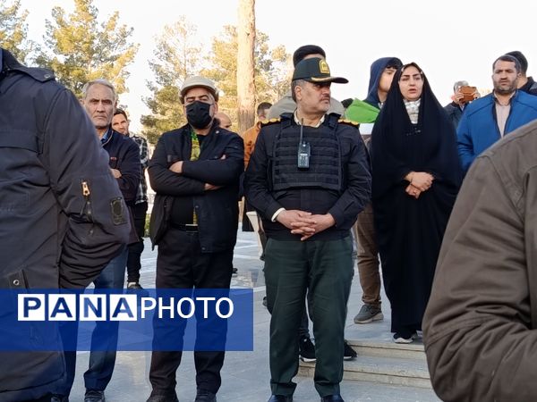 راهپیمایی میثاق با ولایت و محکوم نمودن اغتشاشات گروه های تروریستی در کاشمر