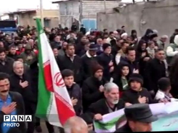 مراسم بدرقه شهید گرانقدر وحید عباسی