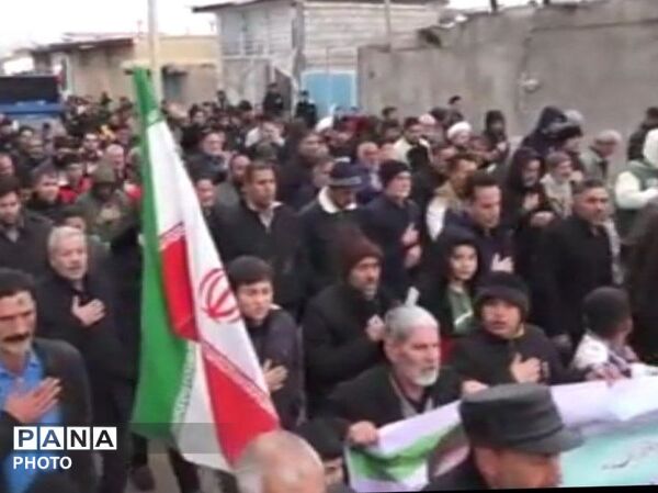 مراسم بدرقه شهید گرانقدر وحید عباسی
