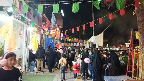 گذری بر فعالیت چایخانه امیر المومنین در شب میلاد حضرت مهدی ( عج)
