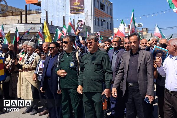 میزبان بغض‌های آسمانی، سوگواری مردمان باشتی در مراسم اربعین قائد امت