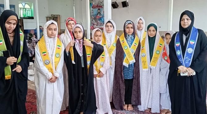 مراسم اعتکاف در مسجد امام حسین(ع) روستای تپه گجی منطقه بیرانوند