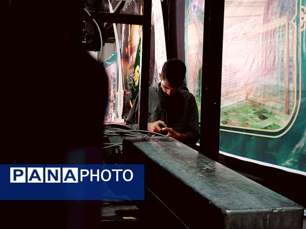 قافله عزاداری به‌مناسبت شهادت امام رضا (ع) در اصفهان 