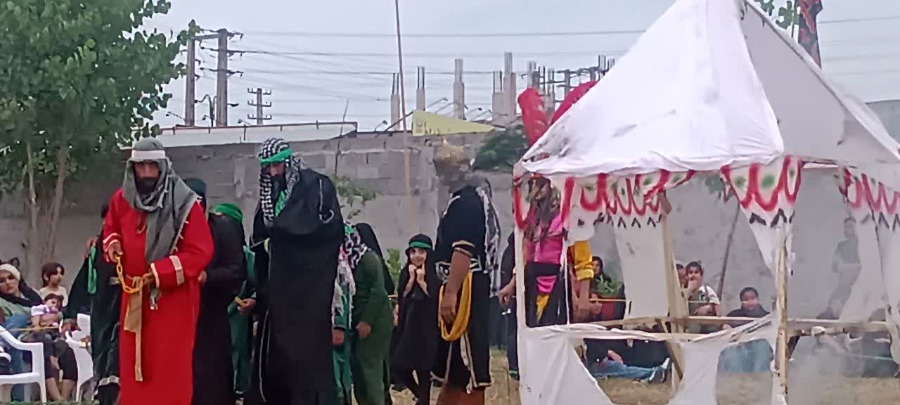 آیین شبیه‌خوانی در شهرستان محمودآباد