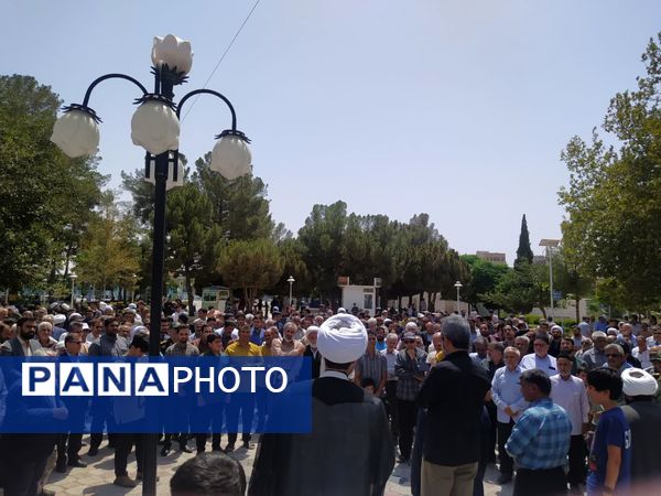 اجتماع مردم کاشمر در سرکوب رژیم صهیونسیتی 