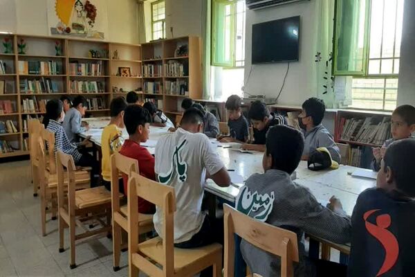 برگزاری ایستگاه نقاشی در کانون پرورش فکری شهرستان باشت