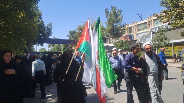 دومین راهپیمایی جمعه خشم در نیشابور 
