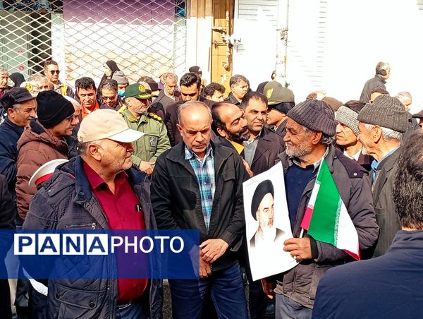 حماسه حضور مردم کاشمر در ۲۲ بهمن از قاب پانا