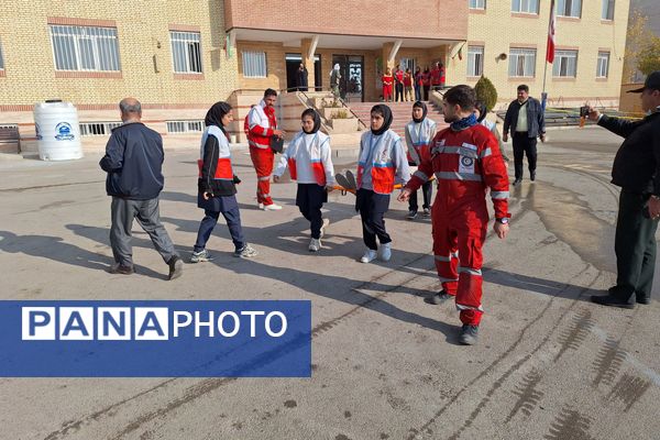مانور سراسری زلزله و ایمنی در پردیس