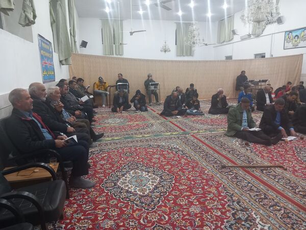 مراسم پرفیض نماز جماعت و دعای کمیل در روستای مهدی آباد خلیل آباد 