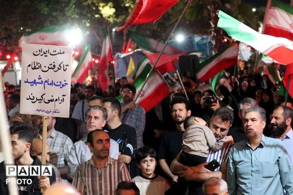 حضور پرشور مردم نسیم‌شهری در تجمعات شبانه