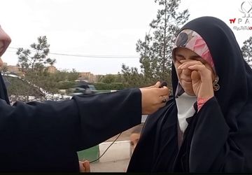 حال و هوای عاشقان انتظار در طریق المهدی(عج) مسجد جمکران