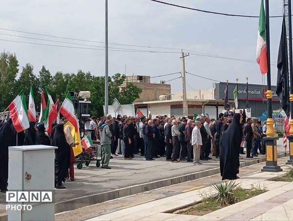 راهپیمایی روز قدس در شهر لطیفی لارستان