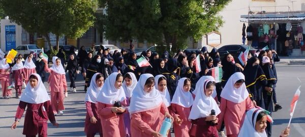یوم الله ۱۳ آبان در شهرستان بستک