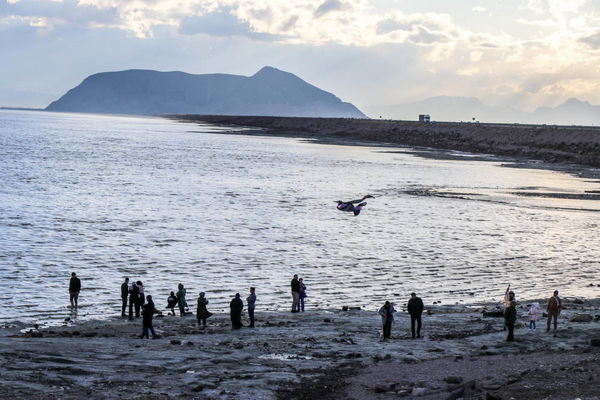 جشنواره بادبادک ها در دریاچه ارومیه