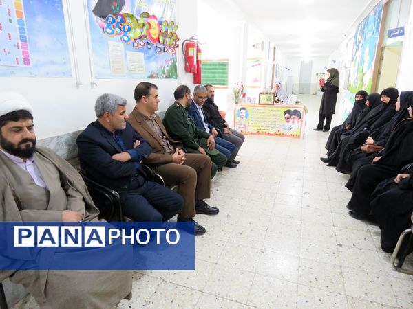 مراسم یادمان شهدای شهرستان خلیل‌آباد در مدارس