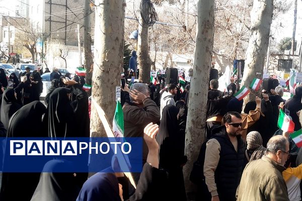 قیام حماسی مردم غیور شهریار در اعلام تنفرازجنایات آمریکا و اسرائیل