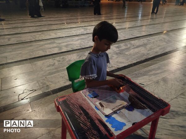 فعالیت غرفه کودک مسجد جامع شهرستان نیشابور 