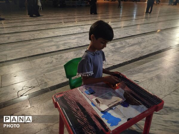 فعالیت غرفه کودک مسجد جامع شهرستان نیشابور 