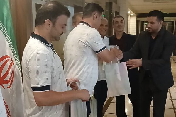 مراسم بدرقه کاروان تیم فوتسال ناحیه دو شهرری به مسابقات برزیل