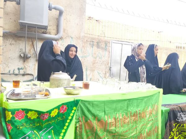 جشن میلاد حضرت زهرا(س) در تکیه علی اکبری فدافن